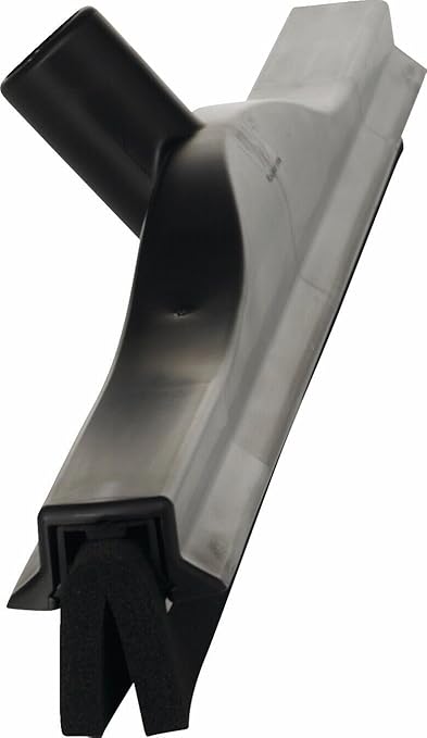 Vikan 77549 Squeegee,Fixed Head,Floor,24",PP/RB,Black