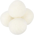 uxcell 4 Pcs Wool Dryer Balls, 1.6 Inches Wool Laundry Dryer Balls for Reducing Clothing Static and Wrinkles, White