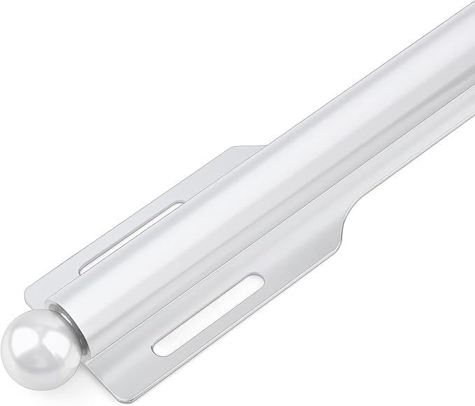 FIRJOY 12" Valet Rod for Closet Pull Out (2 Pack, White)