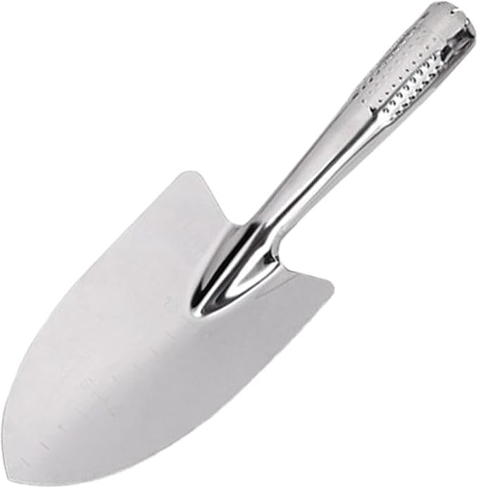 Garden Trowel Stainless Steel Rust Resistant Hand Shovel Garden Spade Small Gardening Hand Tools Shovels for Weeding, Transplanting and Digging