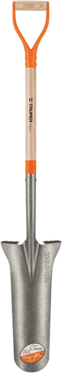 TRUPER PEP-16 D-Handle and Long Handle Drain Spades. classic 48 1/2" (123cm)