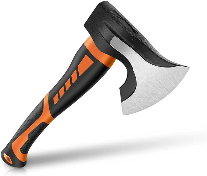 Wood Splitting Maul 15" - 2.25 lb. Splitter Maul, Firewood Camp Axe, Shock Absorbing Anti-Slip Handle - Splits Wood Better Than Camp Axe or Hatchet - Kindling Splitter