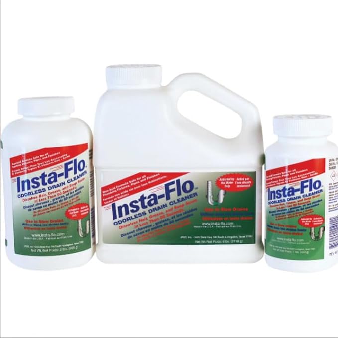 Insta-Flo Crystals Drain Cleaner 1 lb.
