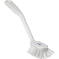 Vikan 42375 Brush,Dish,Scraping Edge,Medium,11",PP/PBT,White