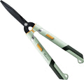 PrunePro Extendable Hedge Shears (27"-35") | Wavy Stainless Steel Blades | Teflon Coated for Smooth Cuts | Lightweight Adjustable Garden Clippers for High Hedges & Bushes