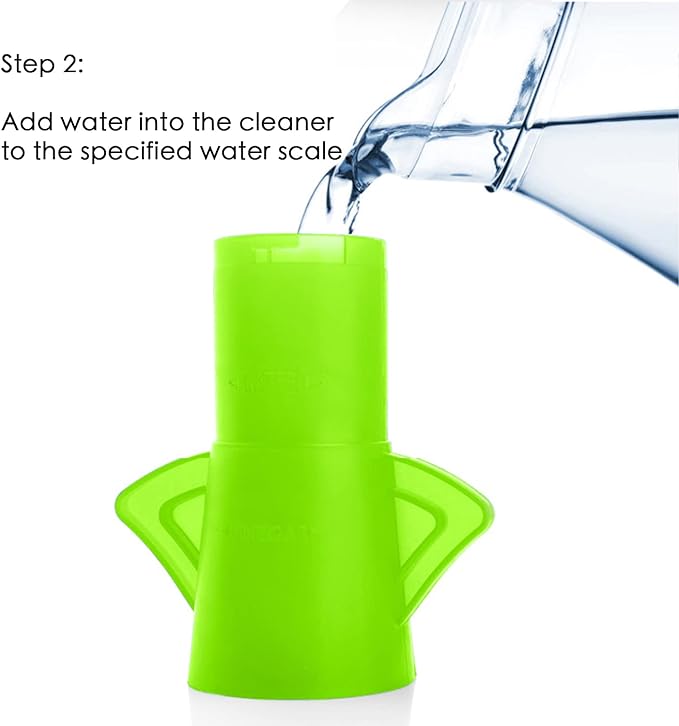 Angry Mom Microwave Oven Cleaner Tool, Angry Mama Microwave Steam Cleaner, Cleaning with Vinegar and Water, Cleaner for Microwave Oven Kitchen Office Chemical Free, Steams From Head