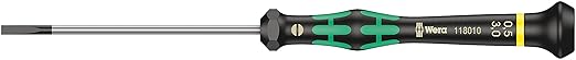 Wera 2035/6 A Kraftform Micro Slotted/Phillips Electronics Screwdriver Set and Rack, 6-Pieces