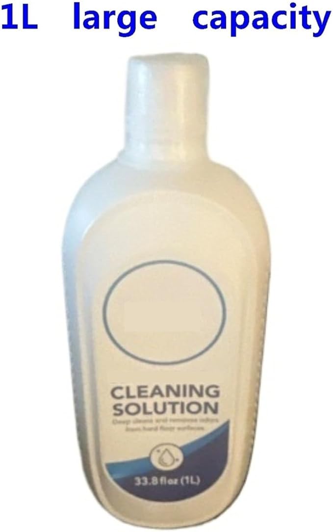 Cleaning Solution。Floor Cleaning Solution。1 Liter-33.8 Fl Oz。Compatible For Tineco。iFLOOR Series, FLOOR ONE S3 / S5 / S6 / S7 Series Wet Dry Vacuum，Incompatible Steam(2 PCS)