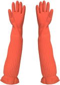 Household Arms Length Rubber Latex Cleaning Long Glove Reusable Kitchen Natural Rubber Living Wash Gloves