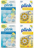 Plink Fizzy Drain Freshener and Cleaner 2-Pack and Garbage Dispoal Freshener 2-Pack