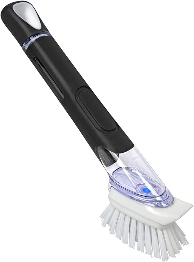 CELOX Dish Brush with Soap Dispenser, Soap Dispensing Dish Brush for Pot Pan Sink Cleaning