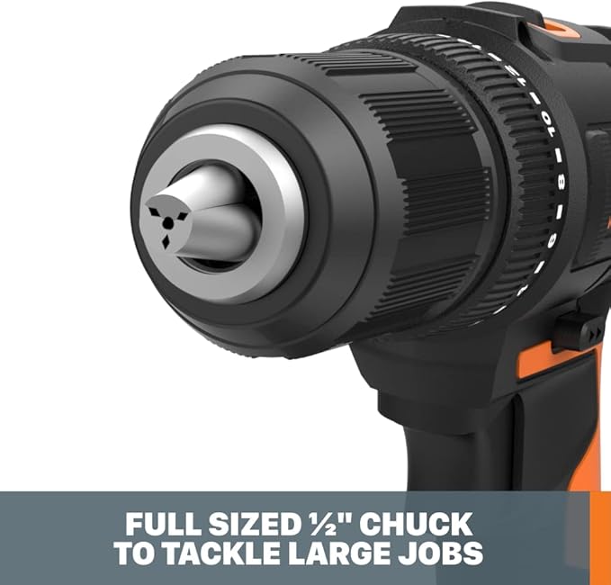 Worx WX108L 20V 1/2" Cordless Drill Driver Power Share - (Batteries & Charger Included)
