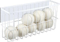 Picowe Extra Large Dryer Ball Organizer Magnetic Storage Bin, Magnetic Basket Dryer Ball Holder for Laundry Room Organization and Storage to Hold 10 Plus Dryer Balls, Without Balls (White, XL )