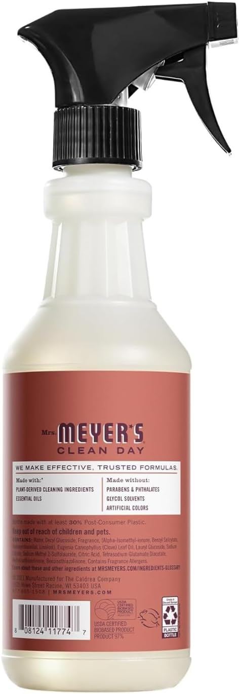 Mrs. MEYER'S CLEAN DAY Multi-Surface Cleaner 3 Pack Variety 16 OZ Each, 1 CT (Acorn Spice + Apple Cider + Fall Leaves)