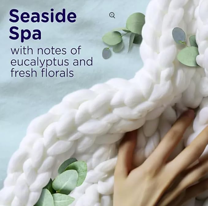 Downie Scent Beads for Laundry, Seaside Spa Fragrance, 32.1 oz with Scoop