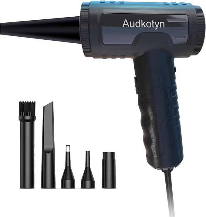 Air Duster - Electric Air Blower - 5.74 oz High Power Cleaning for Computer - PC - stepless Speed Control Compressed Air
