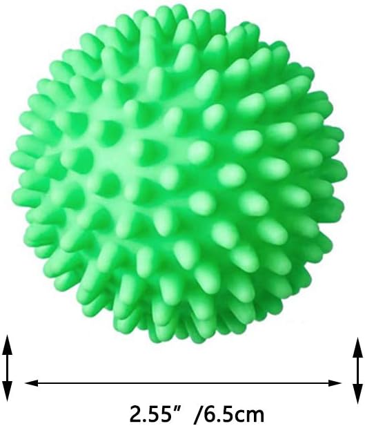 Reusable Dryer Balls Laundry Wash Dryer Balls Anti-static Fabric Softener Laundry Washing Ball, 6pcs (Dark green)