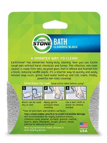 Pure Clean Bath Stone Cleaning Block (1.6 oz - Pack of 2)