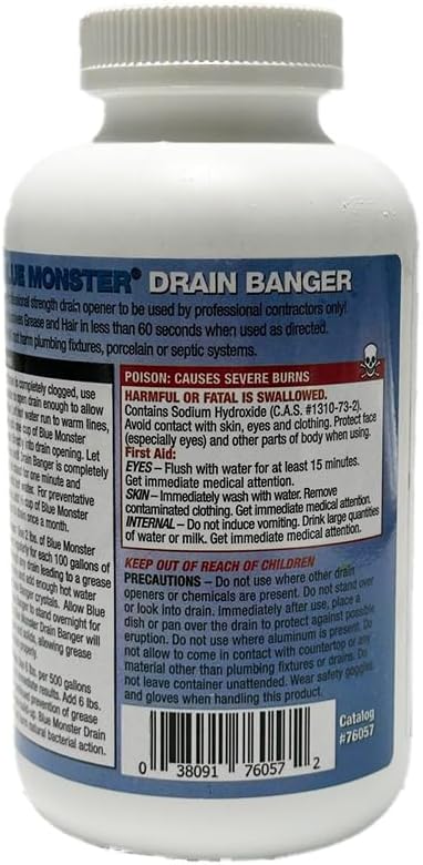 Blue Monster Drain Banger Drain Cleaner (1 lb.) (3)