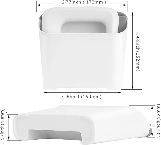 Compact Dustpan and Broom Set with Scrubber TPR Handle ABS Nylon Design Space Saving for Kitchen Bathroom Home Cleaning