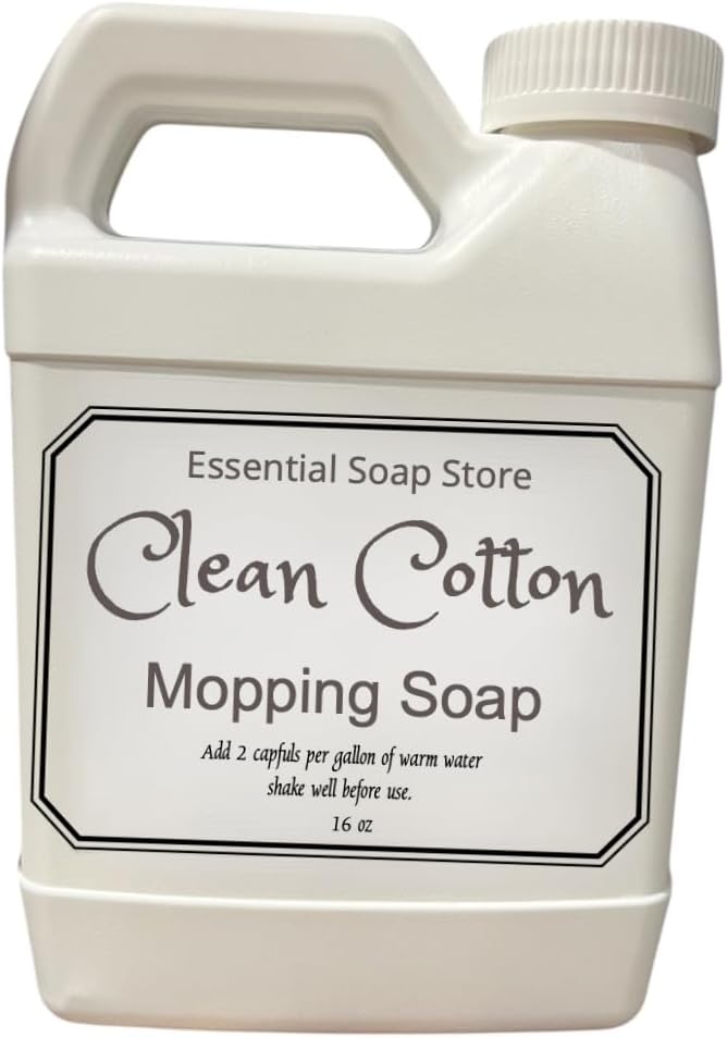 Mopping Soap, Concentrated Floor Cleaner, 16 oz Liquid (Clean Cotton)