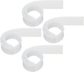 MECCANIXITY Replacement Squeegee Rubber for Window, Glass, Shower Doors, Tile Wall Cleaning, 9.84 Inch, White Pack of 4