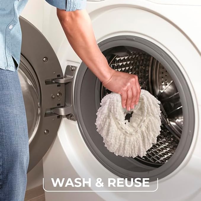 O-Cedar EasyWring Spin Mop Head Refill (Pack of 2)