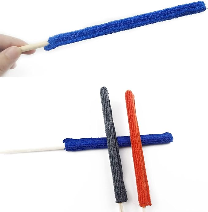 GXXMEI 30PCS Microfiber Detail Duster Sticks Crevice Cleaning Tool Brush Mini Detail Dusters for Cleaning Home Car Window The Smallest Spaces