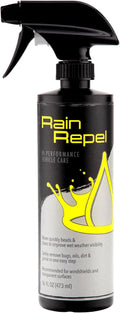 Molecule Rain Repel Glass Cleaner | Water Beading Spray for Windshields, Helmets, and Goggles | Boosts Wet Weather Visibility | Streak-Free Formula for All Vehicles | 16 Ounces