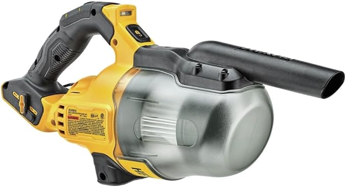 DEWALT 20V Handheld Vacuum Cordless, Car Vacuum with HEPA Filter, 6 Attachments and LED Light, High Performance Dry Only Small Shop Vac, Battery Not Included (DCV501HB)