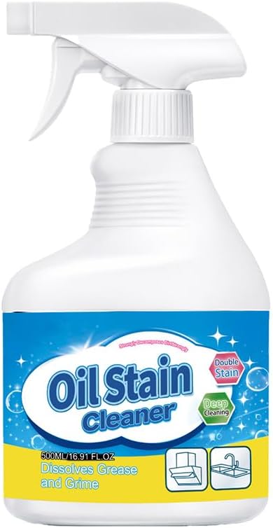500ml Heavy-Duty Kitchen Degreaser Foam Spray, Powerful Kitchen Grease Cleaner, Multipurpose Grease Cleaner Spray for Pots, Pans, Countertops & Appliances, Heavy Oil Stain Cleaner (1pcs)
