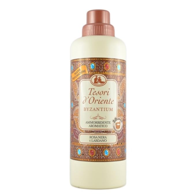Tesori d'Oriente: Fabric Softener - "Byzantium" Black Rose and Labdanum 25.36 Fluid Ounces (750ml) Bottle