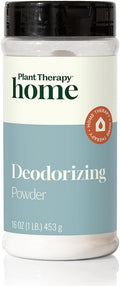 Plant Therapy Home Deodorizing Powder 16 oz, Odor Eliminator, Carpet Deodorizer, Multi-Use for Deep-Cleaning & Everyday Household Freshness, Powered by Pure Essential Oils