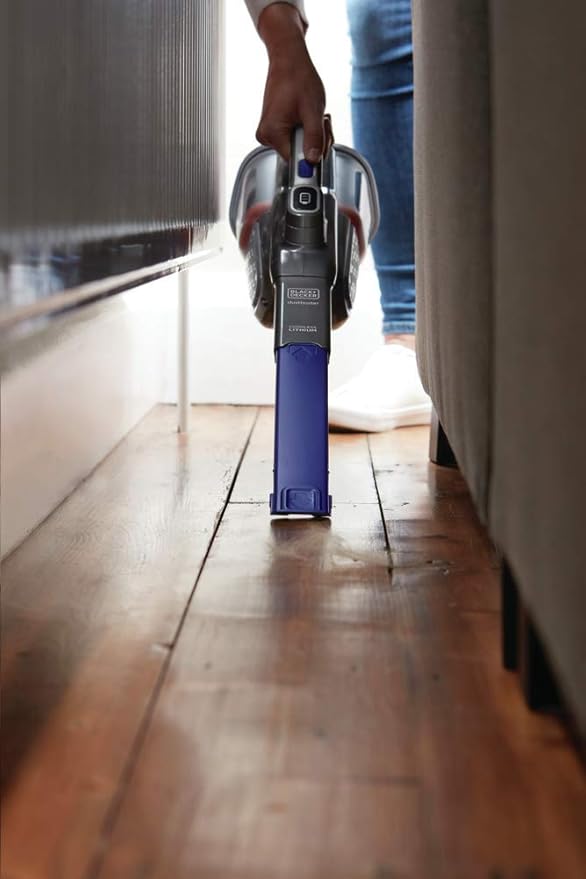 BLACK+DECKER dust buster Handheld Vacuum Cordless, Pet Hair Vacuum, Portable for Home and Car with Pet Brush, Rechargeable, Powerful Suction, Washable Bowl Filter,furbuster AdvancedClean (HHVK515JP07)
