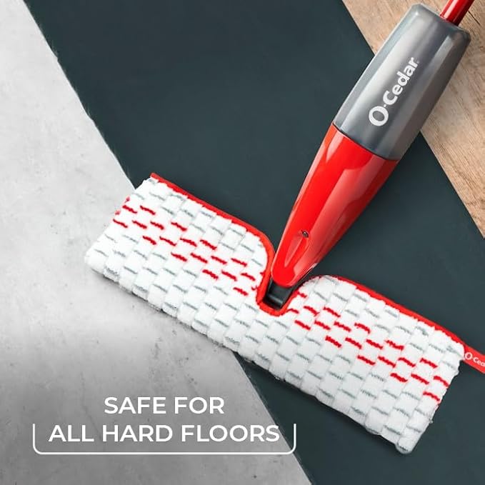 O-Cedar ProMist MAX Microfiber Spray Mop, Red