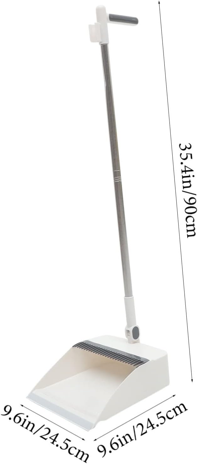 Cabilock 1set Broom and Dustpan Combination Lightweight Easy Storage Essential Home Cleaning Accessory