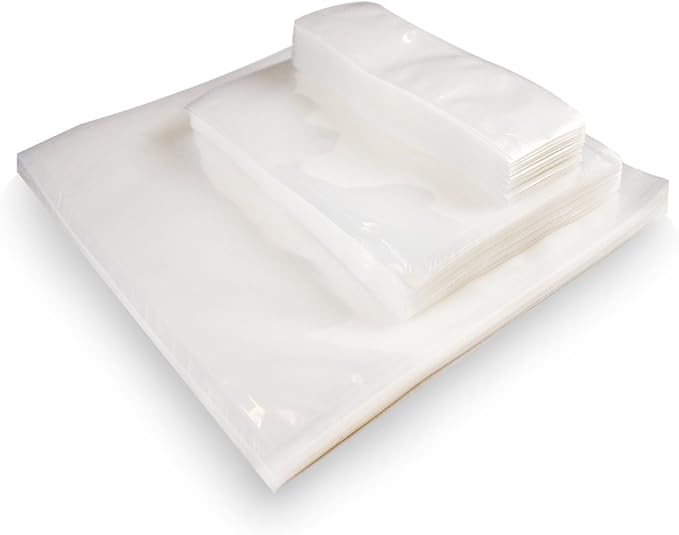 UltraSource - Chamber Machine Pouches 3 Mil Thickness, 8" x 10", Pack of 250 Vacuum Chamber Pouches, BPA-Free Pre-Cut Chamber Vacuum Sealer Bags with tear notch