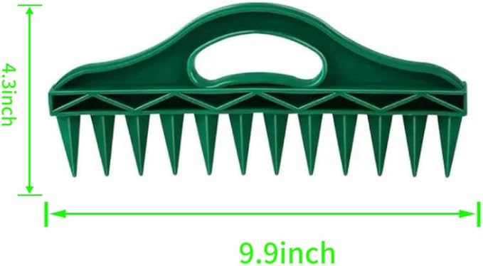 xxikhhhhikxx.Handheld Garden Seeder - Seed Spacing Tool Achieve Precise Seed & Seedling Placement in Rows, Trays for Vegetables, Flowers, Herbs. Ergonomic Manual Weeder Design.