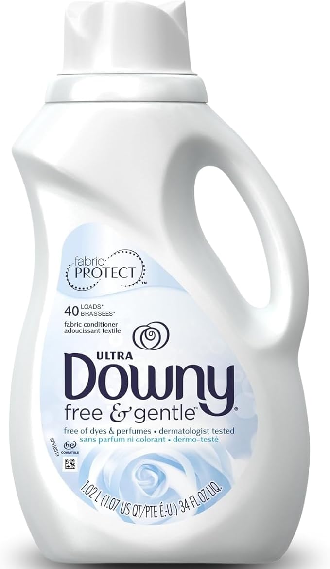 Downy Ultra Liquid Fabric Conditioner, Free & Gentle , 34 Fl oz