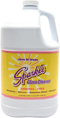 Sparkle Glass Cleaner Refill 1 Gallon (128 Fl Oz) – Ammonia-Free Heavy Duty Streak-Free Formula for Windows, Mirrors & Glass (Pack of 1)