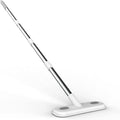 Window Screen Cleaner | 2 in 1 Multifunctional Screen Brush & Floor Cleaner | Extra Long Handle | 4 Foot Handle | Portable Household Squeegee | Includes Cleaning Wipes, White/Gray