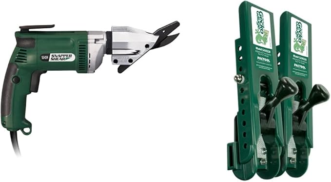 PacTool SS424 Backerboard Shear + PacTool SA90338 Gecko Gauge LP Siding Installation Tool Bundle