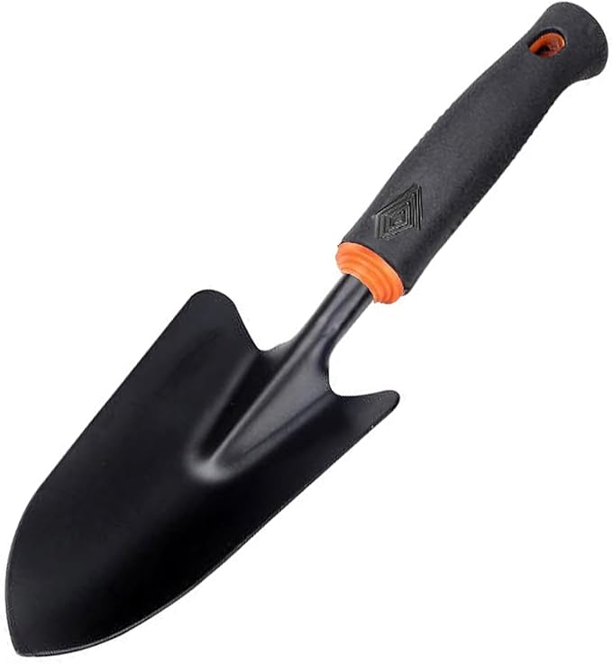 Shovel for Garden | Hand Shovel Garden Trowel, Bend-Proof Hand Shovel with Rubber Handle, Gardening Hand Tools Shovels for Digging Planting Transplanting, Heavy Duty Trowel, Mini Gardening Shovel