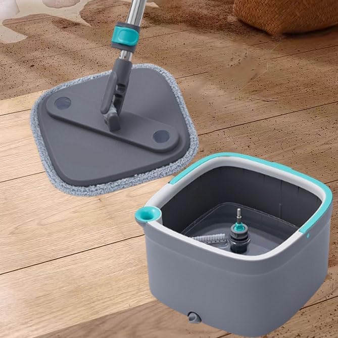 8 Pack Microfiber Mop Head Replacement, Compatible with True & Tidy SPIN-800 TrueClean Mop M16 Spin Mop，Square Microfiber Mop Pads Fit for Most Square Spin M16 Mop