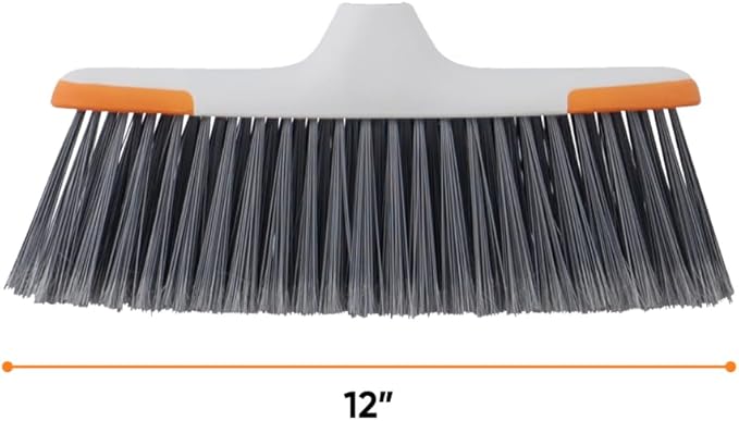 Superio Lightweight Essential Household Broom Head (Gray)