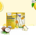Glass Cleaner Refill Tablets | Plant-Based Streak-Free Window & Mirror Cleaner | Non-Toxic & Eco-Friendly Cleaning Solution | Plastic-Free Packaging | Citrus Cologne - Pack of 2
