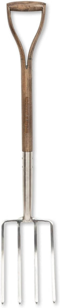 Spear & Jackson Traditional Stainless Steel Digging Fork, Heavy Duty Durable Stainless Steel Garden Tool, Ideal for Digging, Aerating, and Turning Soil