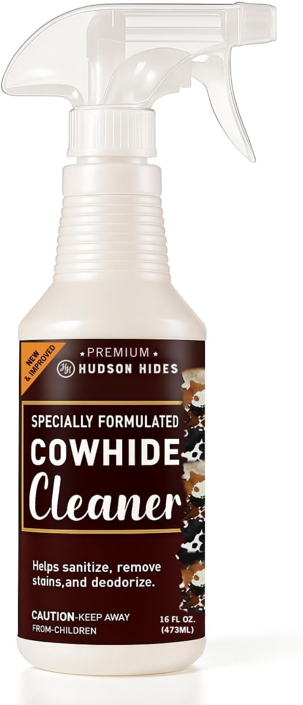 Cowhides Direct Cowhide Carpet Cleaner Spray - Rug Cleaner & Shampoo for Cowhide Rugs - Pet Stain Remover & Spot Cleaner for Area Rugs