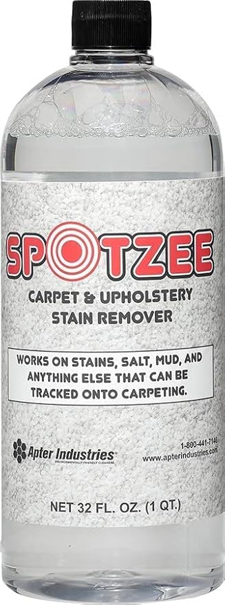 Spotzee Carpet Cleaner - Remove Anything Tracked Onto Carpet, spot cleaner, 32oz. (Pack of 6)