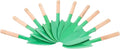 YARNOW 10 Pcs Wooden Handle Garden Trowels - Mini Shovels for Digging, Planting, Weeding, Transplanting - Ergonomic and Lightweight Gardening Tools